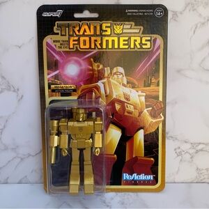 Transformers Gold Megatron Super7 ReAction Figure 2021 Exclusive Golden Lagoon